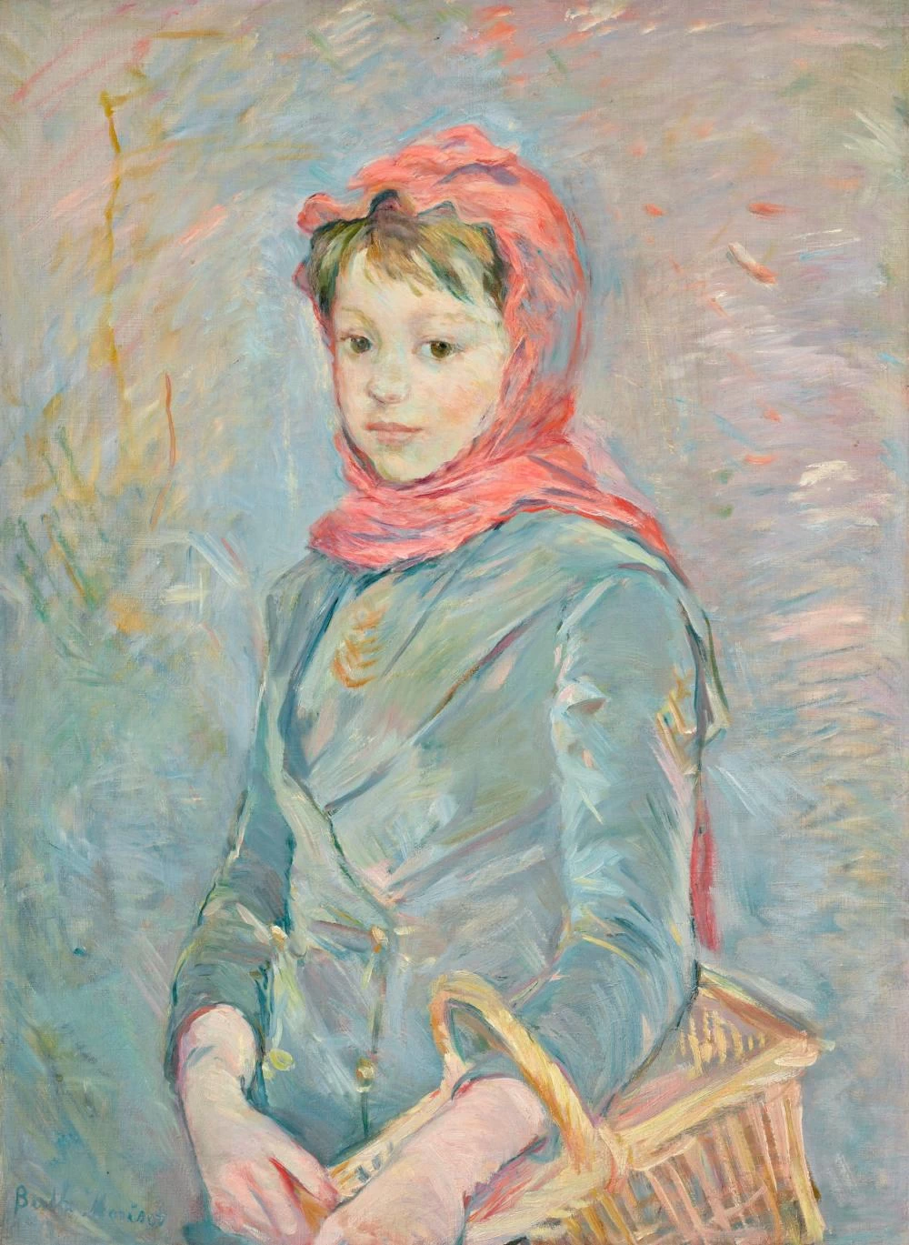 Bambina con un cestino Berthe Morisot